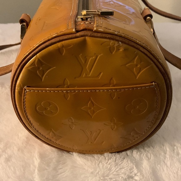 Louis Vuitton Yellow Vernis Monogram Barrel Bag - Picture 11 of 16